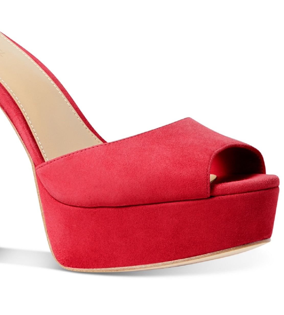 Michael Kors Women's Porter Platform Ankle Strap Sandal Red Size 7M