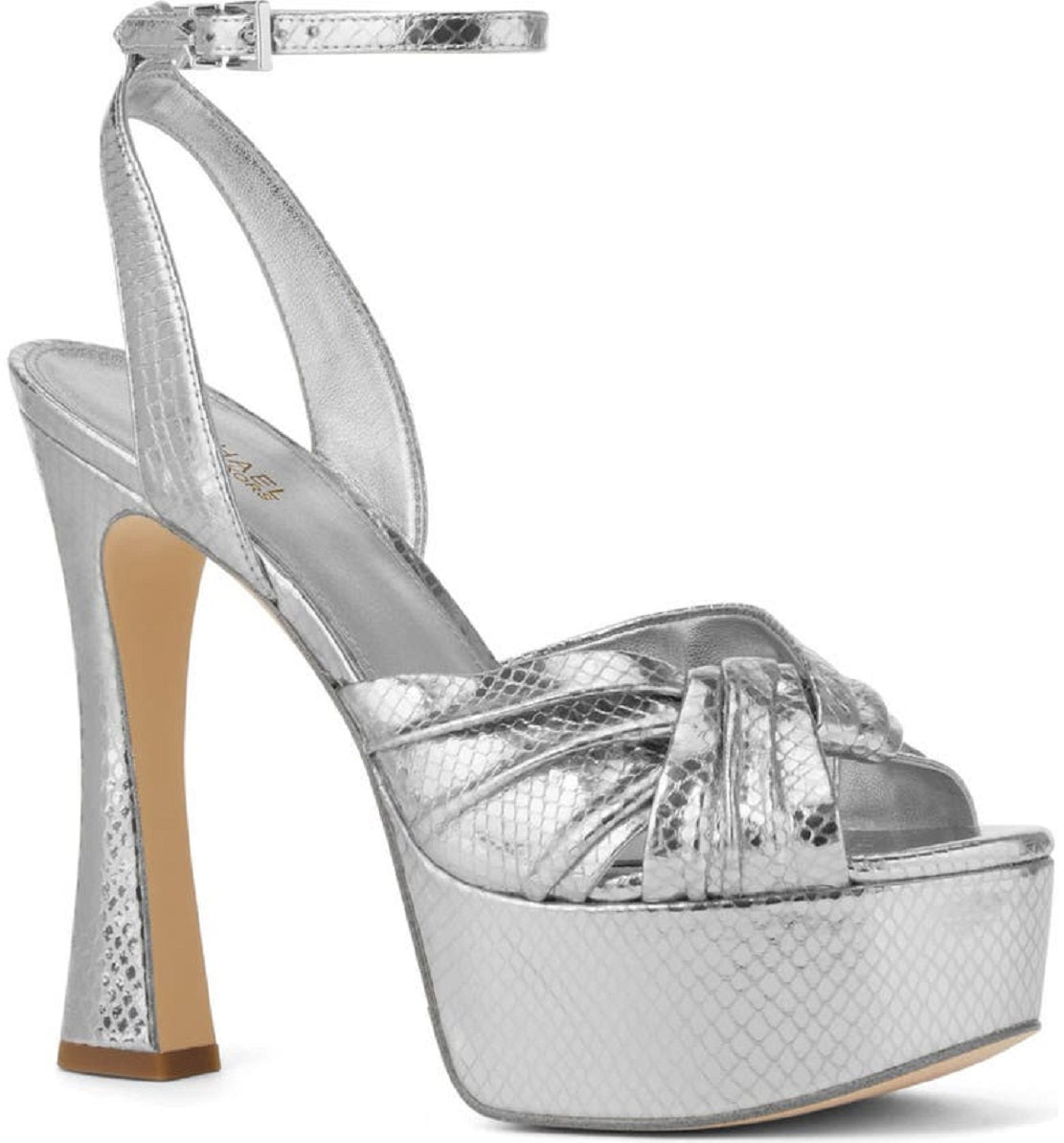 Michael Kors Women's Selena Platform Sandal Gray Size 6