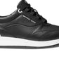 Michael Kors Women's Allie Stride Trainer Lace Up Sneakers Shoes Black Size 7M