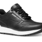 Michael Kors Women's Allie Stride Trainer Lace Up Sneakers Shoes Black Size 7M
