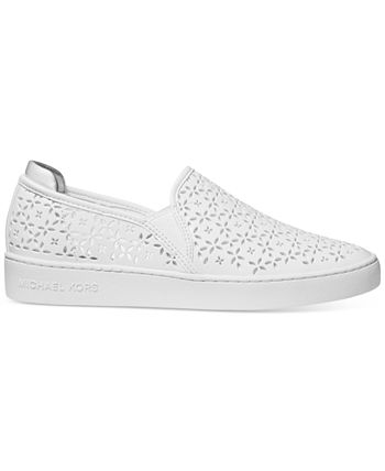 Michael Kors Women's Ophelia Slip On Sneaker White Size 7.5