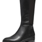 Michael Kors Women's Bromley Flat Boots Black Size 7.5 M