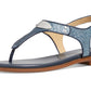 Michael Kors Women's Logo Plate Slingback Sandal Blue Size 6.5