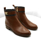 Michael Kors Women's Padma Strap Low Heel Booties Brown Size 6.5