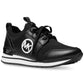 Michael Kors Women's Dash Knit Trainer Sneakers Black Size 8