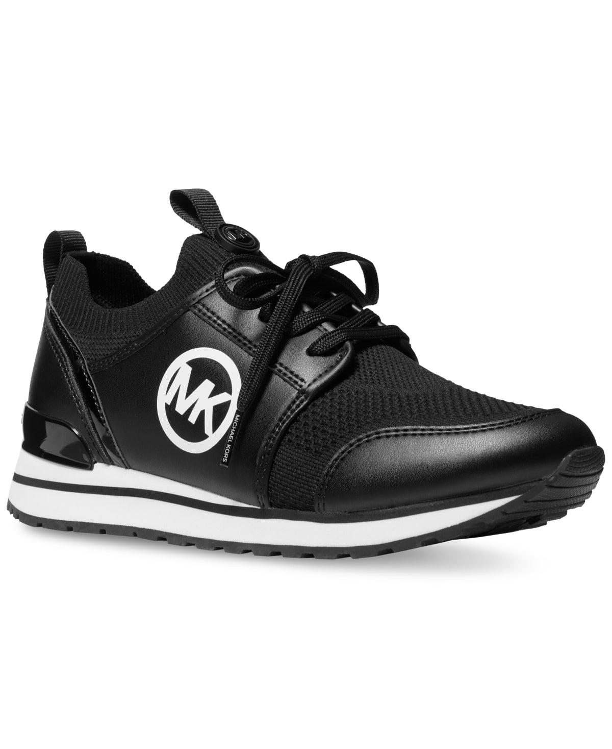 Michael Kors Women's Dash Knit Trainer Sneakers Black Size 8