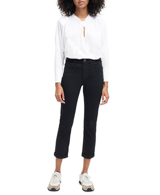 JEN7 Women's Slim Fit Boyfriend Jeans Black Size 6