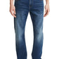 7 For All Mankind Men's Austyn Relaxed Fit Jeans in Twin Peaks Blue Size 34