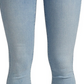 JEN7 Women's Ankle Skinny Jeans Blue Size 31