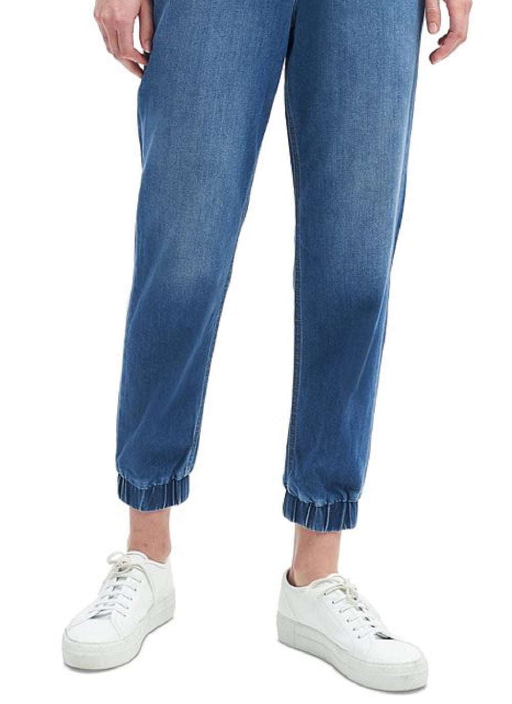 7 For All Mankind Women's High Waist Jogger Jeans Blue Size 8