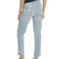 JEN7 Women's Josefina High Waist Ankle Boyfriend Jeans Blue Size 29