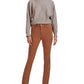 JEN7 Women's Slim Straight Leg Jeans Brown Size 18