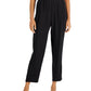 Eileen Fisher Women's Tapered Silk Ankle Pants Black Size Small