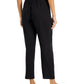 Eileen Fisher Women's Tapered Silk Ankle Pants Black Size Small