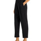 Eileen Fisher Women's Tapered Silk Ankle Pants Black Size Small