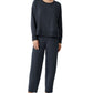 Eileen Fisher Women's Crewneck High Low Top Blue Size X-Small