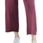 Eileen Fisher Women's Organic Cropped Pull On Pants Purple Size 3X