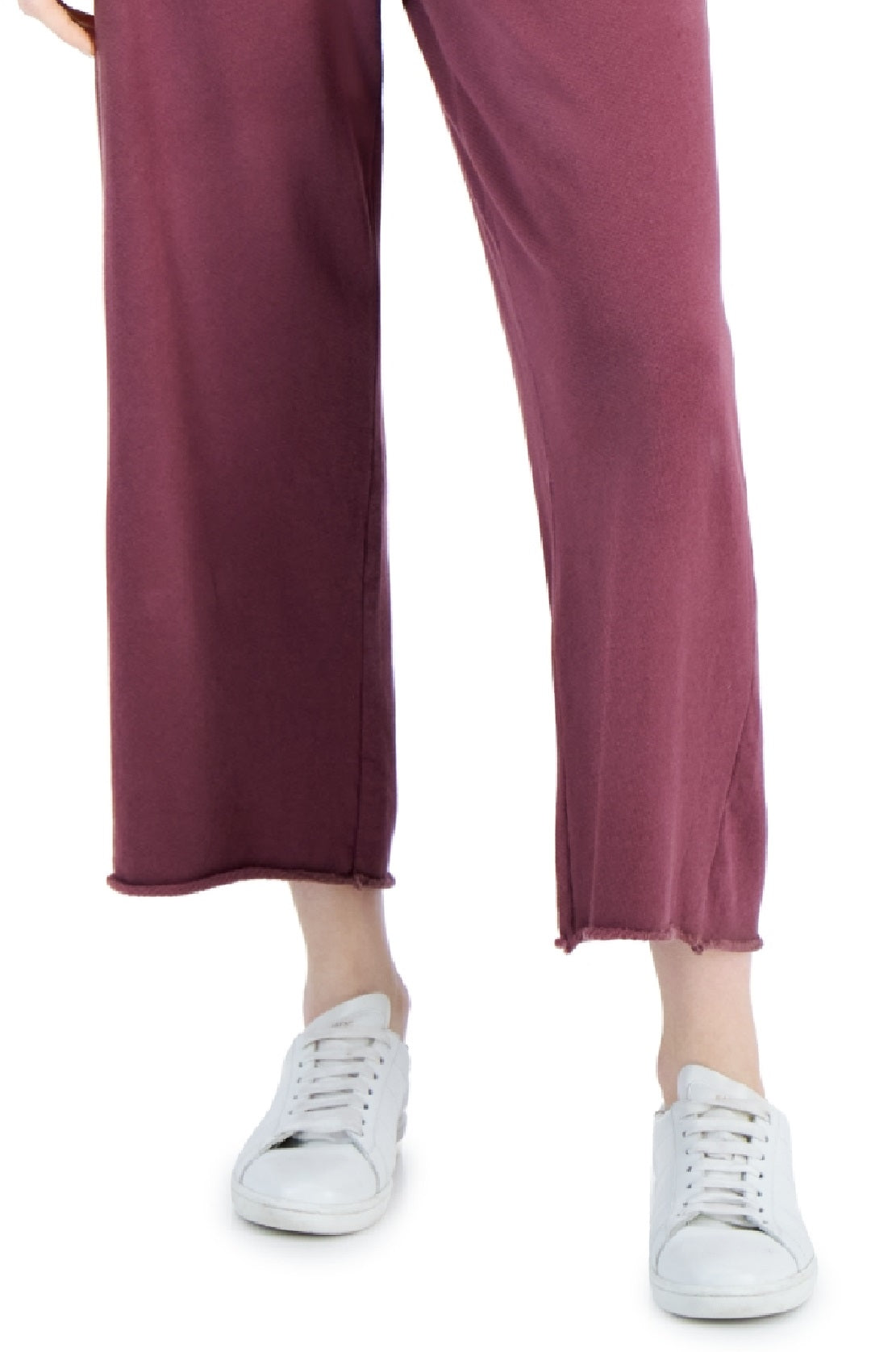 Eileen Fisher Women's Organic Cropped Pull On Pants Purple Size 3X