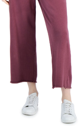 Eileen Fisher Women's Organic Cropped Pull On Pants Purple Size 3X