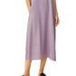 Eileen Fisher Women's Square Neck Silk Midi Dress Purple Size Large