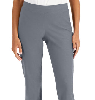 Eileen Fisher Women's Slim Knit Ankle Pants Gray Size Large