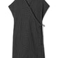 Eileen Fisher Women's Organic Linen Wrap Dress Black Size Medium