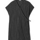 Eileen Fisher Women's Organic Linen Wrap Dress Black Size Medium