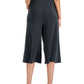 Eileen Fisher Women's Wide Leg Wrap Crop Pants Gray Size Small