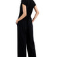 Eileen Fisher Women's Jersey Crop Jumpsuit Black Size Small