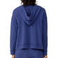 Eileen Fisher Women's Organic Cotton Zip Hoodie Purple Size Large