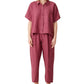 Eileen Fisher Women's Organic Classic Collared Button Down Shirt Red Size Petite Small