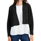 Eileen Fisher Women's Organic Linen V Neck Open Front Cardigan Green Size Medium