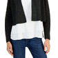 Eileen Fisher Women's Organic Linen V Neck Open Front Cardigan Green Size Medium