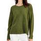 Eileen Fisher Women's Organic Crewneck Top Green Size Medium