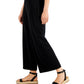 Eileen Fisher Women's Wide Leg Cropped Pants Black Size Small