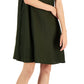 Eileen Fisher Women's Organic Linen Scoop Neck Dress Green Size X-Large