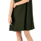 Eileen Fisher Women's Organic Linen Scoop Neck Dress Green Size X-Large