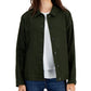 Eileen Fisher Women's Organic Linen Classic Collar Jacket Green Size X-Large
