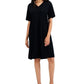Eileen Fisher Women's V Neck Dress Black Size Large