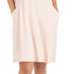Eileen Fisher Women's V Neck Long Sleeve Knit Dress Pink Size Medium
