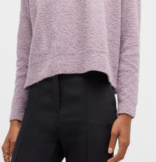 Eileen Fisher Women's Crew Neck Box Top Purple Size Small