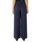 Eileen Fisher Women's Nocturne High Waist Wide Leg Silk Pants Size Medium