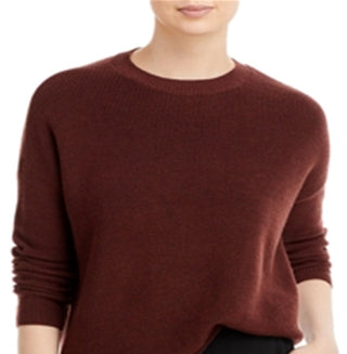 Eileen Fisher Women's Merino Wool Crewneck Sweater Brown Size X-Large