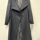 Kenneth Cole Women's Asymmetric Belted Maxi Coat Grey Size 10
