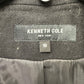 Kenneth Cole Women's Asymmetric Belted Maxi Coat Grey Size 10