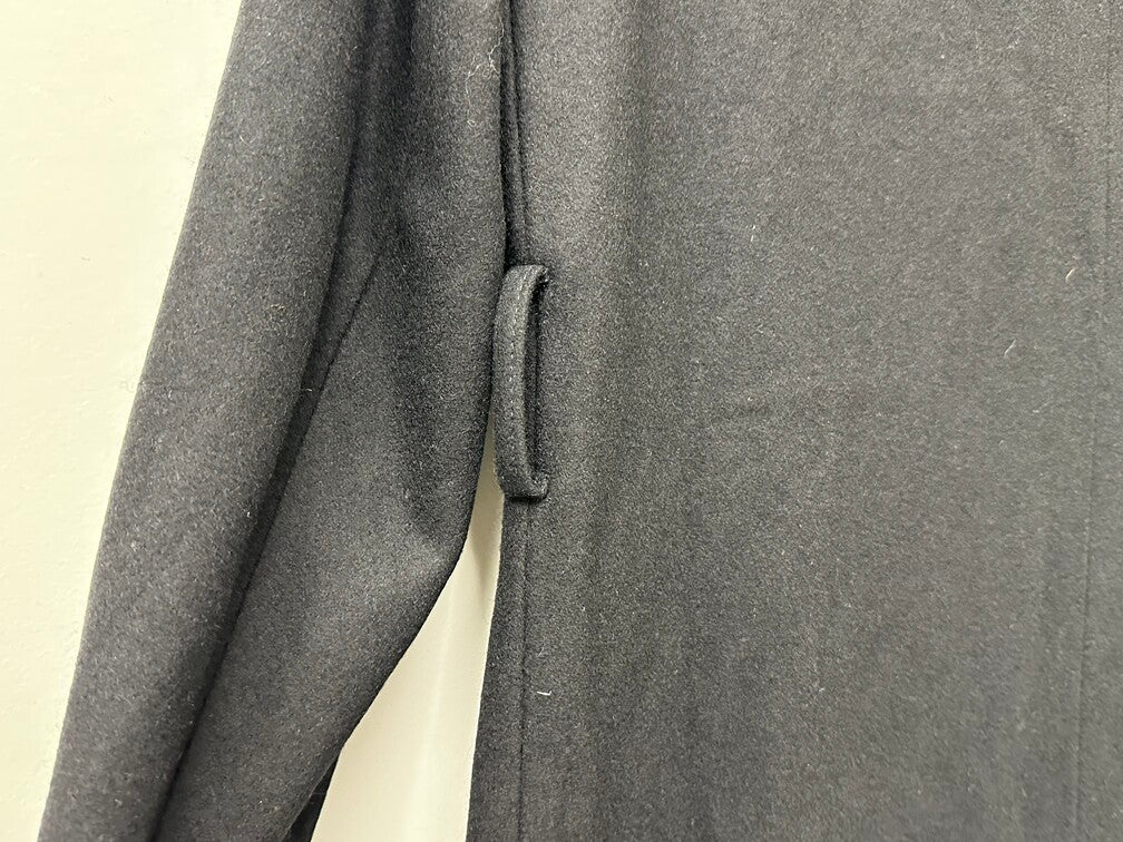 Kenneth Cole Women's Asymmetric Belted Maxi Coat Black Size 6