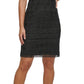 Kensie Women's Lace Square Neck Sheath Dress Black Size 6