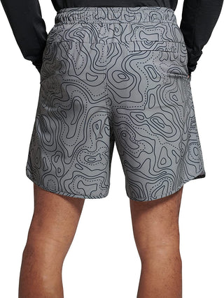 Bass Outdoor Men's Maps Quick-Dry 7 Shorts Grey Size XL