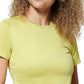 Bass Outdoor Women's Cross Performance Baselayer T-Shirt Yellow Size Large