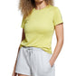 Bass Outdoor Women's Cross Performance Baselayer T-Shirt Yellow Size Small